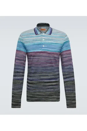 Missoni Polo de punto en algodón a rayas