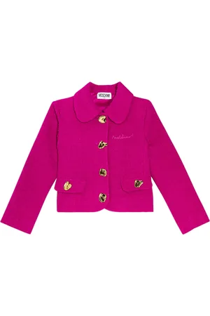 Moschino Chaqueta de bouclé de mezcla de lana