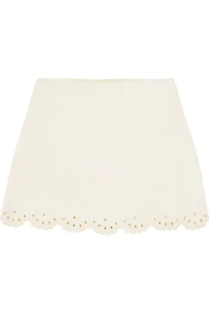 Chloé Chloé Kids Falda en mezcla de lana adornado