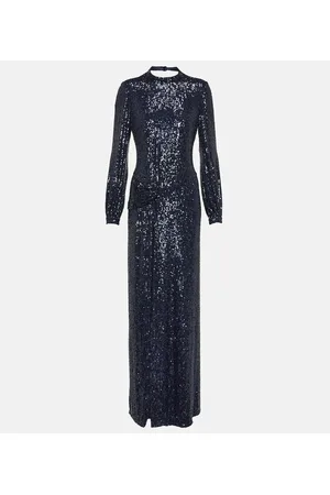 MONIQUE LHUILLIER Vestido de fiesta con lentejuelas