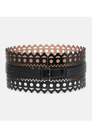 Alaïa Alaïa Cinturón corsé de piel