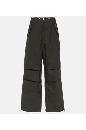 DION LEE Pantalones anchos de mezcla de algodón