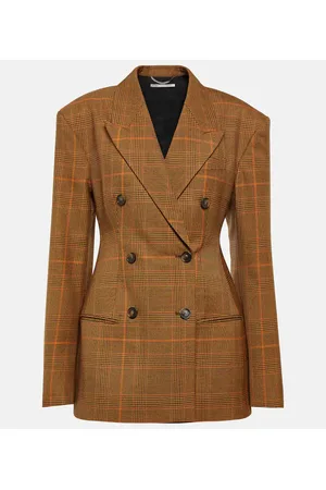 Stella McCartney Blazer cruzado de lana virgen