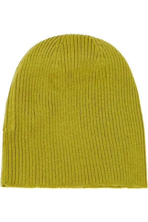 Rick Owens Gorro de punto acanalado de lana