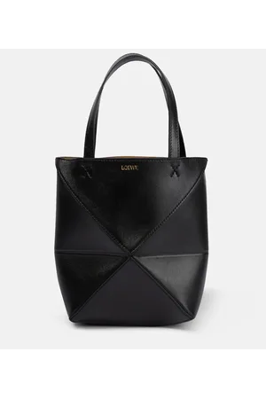 Loewe Tote Puzzle Fold Mini de piel