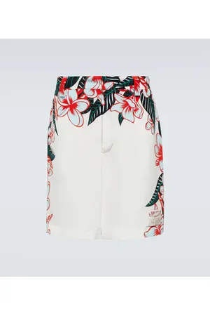 VALENTINO Bermudas de seda estampadas