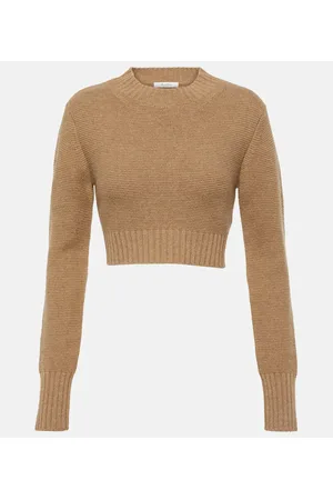 Max Mara Jersey cropped Kaya de cachemir