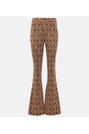 Diane von Furstenberg Pantalones flared Greg estampados