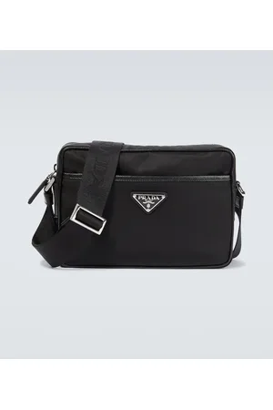 Prada Bolso al hombro de Re-Nylon y piel