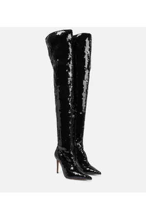ALEXANDRE VAUTHIER Botas mosqueteras Elixir con lentejuelas