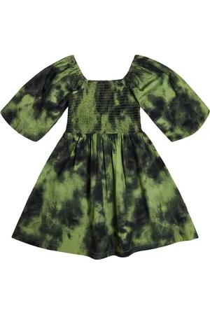 Molo Vestido Cherisa tie-dye fruncido