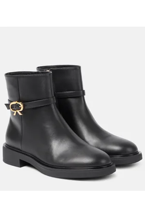 Gianvito Rossi Botines Ribbon Dumont 20 de piel