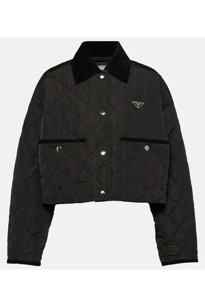 Prada Chaqueta acolchada cropped de Re-Nylon