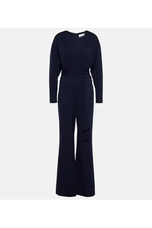 Diane von Furstenberg Mono Marilou de jersey con cinturón