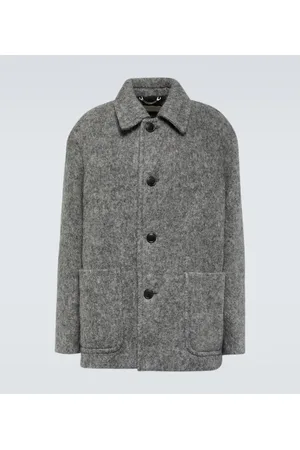 DRIES VAN NOTEN Abrigo de mezcla de alpaca, mohair y lana