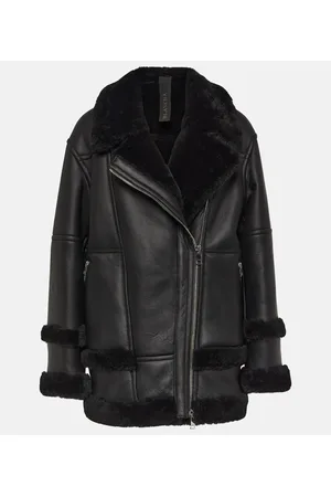 Blancha Chaqueta de piel y borrego