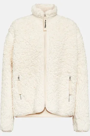 Jil Sander Chaqueta de algodón con pelo sintético