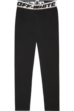 OFF-WHITE Leggings en mezcla de algodón con logo