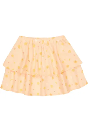 The New Society Falda Limoncello de lino y algodón