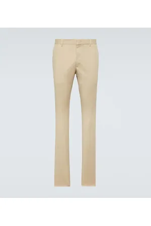 Ermenegildo Zegna Pantalones chinos de mezcla de algodón