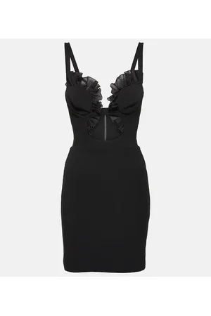 Nensi Dojaka Vestido corto de jersey con aberturas