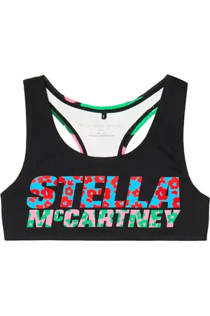 Stella McCartney Crop top deportivo con logo