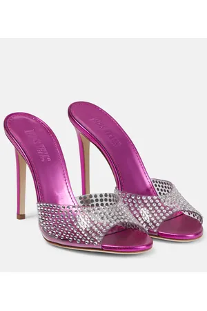 PARIS TEXAS Mules Holly de PVC adornadas