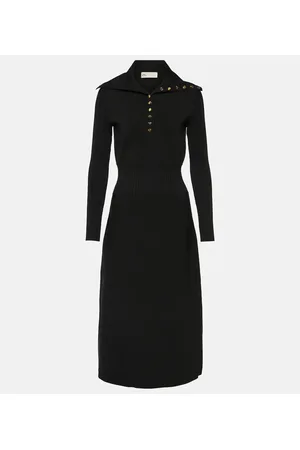 Tory Burch Vestido polo midi de punto