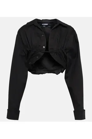 Jacquemus Top La Chemise Machou de algodón y lino