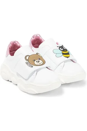 Moschino Zapatillas de piel con logo