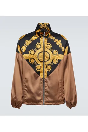 VERSACE Bomber Maschera Baroque de satén