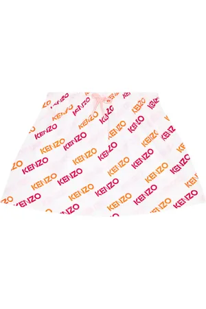 Kenzo Falda de algodón con logo