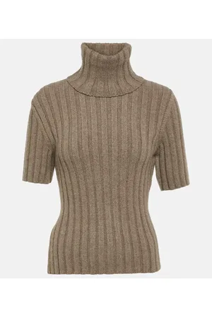 The Row Top Depinal de cachemir y mohair