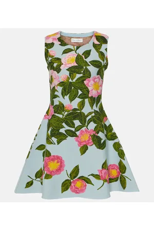 Oscar de la Renta Vestido corto estampado