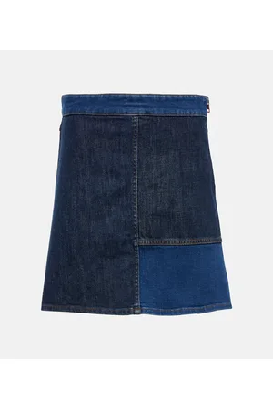 See by Chloé See By Chloé Minifalda en denim con patchwork