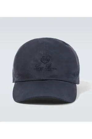 Loro Piana Gorra de ante con logo