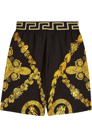 VERSACE Shorts Barocco de algodón estampados