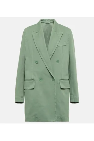 Max Mara Blazer cruzado de algodón