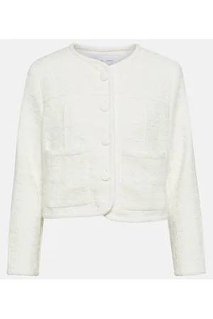 Proenza Schouler Chaqueta cropped White Label de tweed