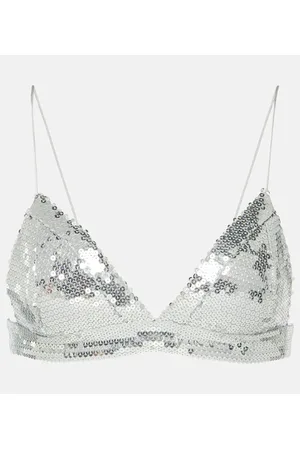ALEX PERRY Bralette con lentejuelas