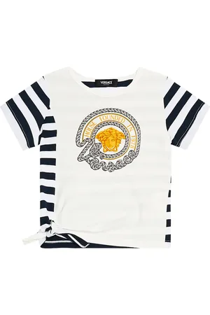 VERSACE Camiseta de algodón estampada