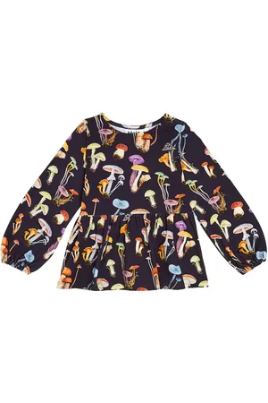 Molo Top Renae de mezcla de algodón estampado