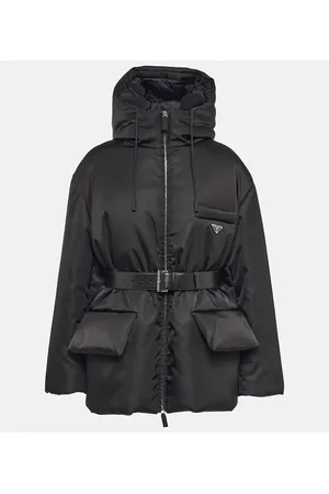 Prada Chaqueta de plumas de gabardina Re-Nylon