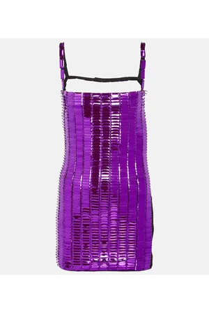 The Attico Vestido corto Rue con lentejuelas