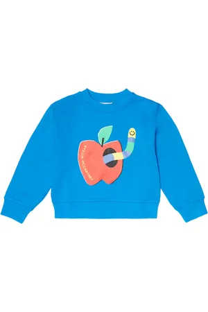Stella McCartney Sudadera de algodón cropped