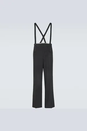 VISVIM Pantalones Tupper de lana y lino