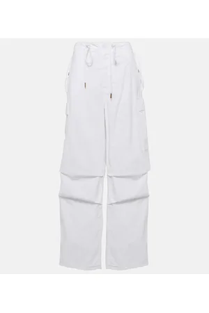 NILI LOTAN Pantalones Lison en gabardina de algodón