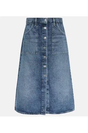 Citizens of Humanity Falda midi Anouk de denim