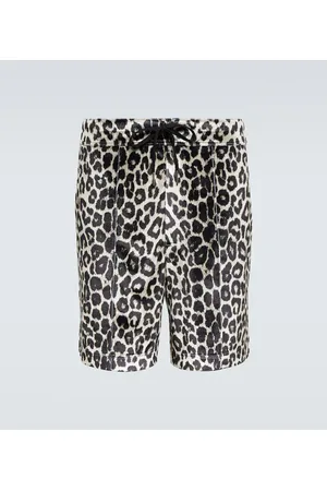 Tom Ford Shorts con estampado de leopardo