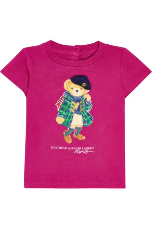 Ralph Lauren Bebé - camiseta Polo Bear de algodón